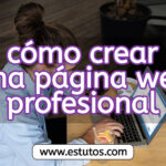 crear una página web profesional