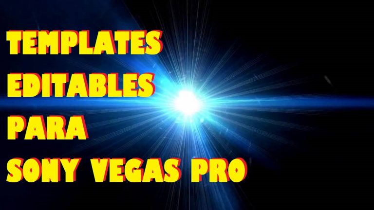 Plantillas Sony Vegas Pro 13 Editables