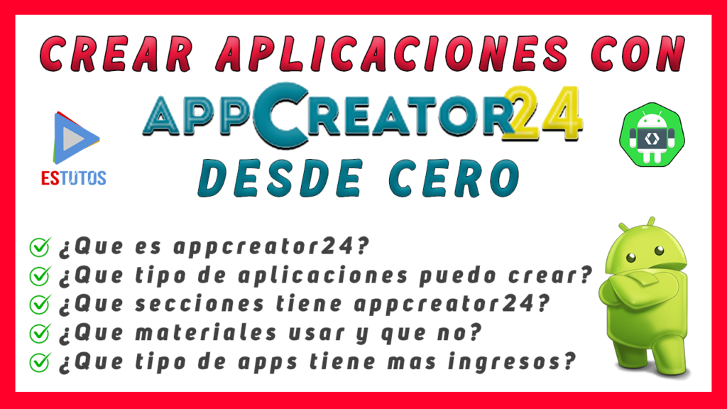 app creator 24, como crear una aplicacion para android con appcreator24 sin saber programar